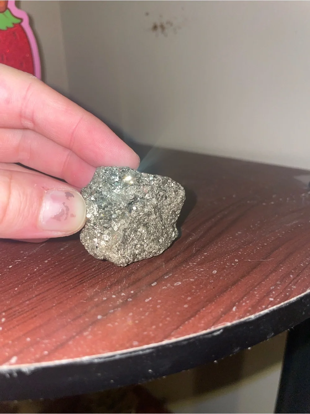 Sparkling Pyrite Cluster Decorative Stone - Silver Metallic